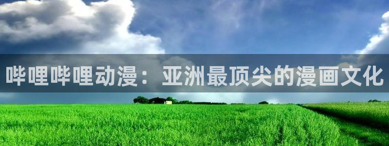 汗汗漫画秘密教学：哔哩哔哩动漫：亚洲最顶尖的漫画文化